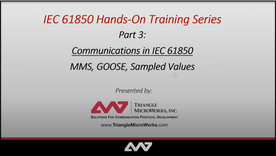 61850 Training Part 3 thumbnaile